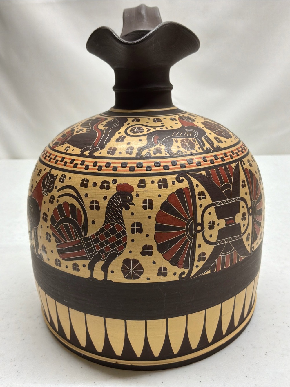 Corinthian Wine Jug Reproduction or Vase - Picture 4 of 8